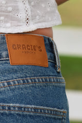 Low Rider Jeans - Dark Vintage