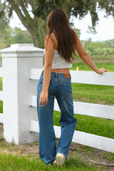 Low Rider Jeans - Dark Vintage