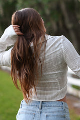 Cropped Button Down