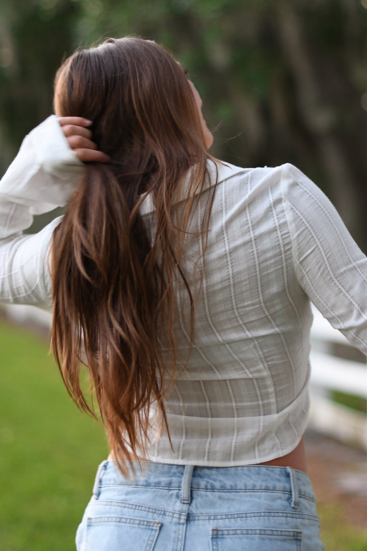 Cropped Button Down