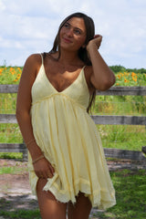Layla Mini Dress - Sunflower