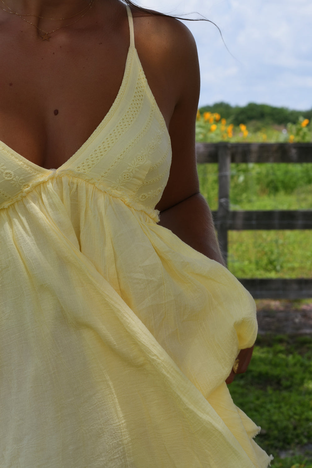 Layla Mini Dress - Sunflower