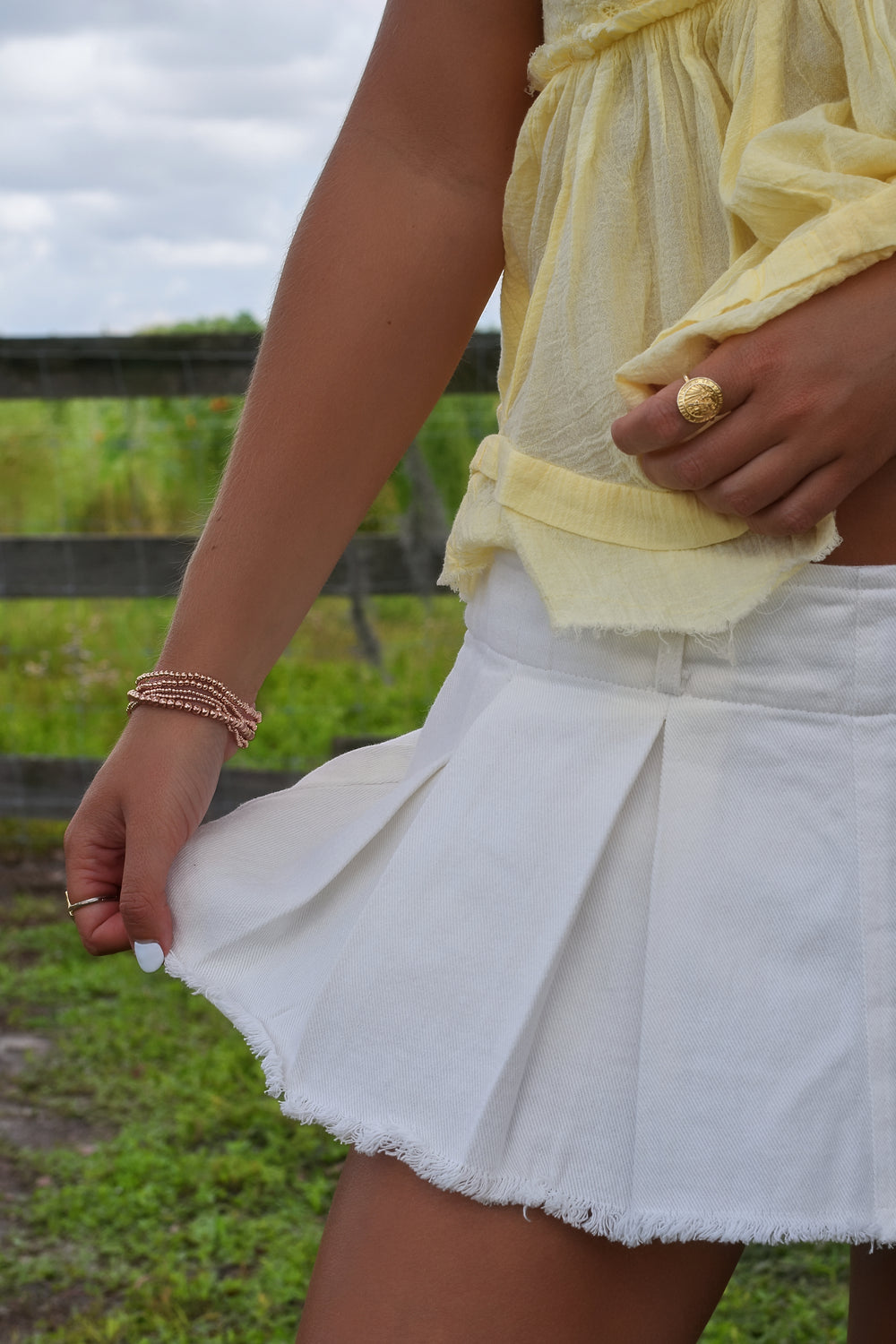 Highland Denim Skirt