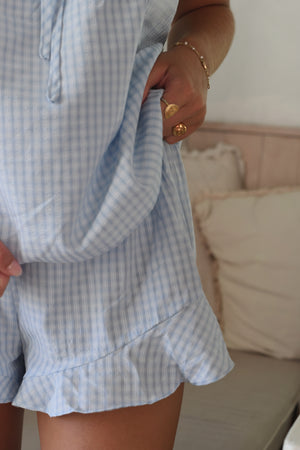 Blueberry Ruffle PJ Bottom