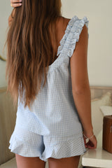 Blueberry Ruffle PJ Bottom