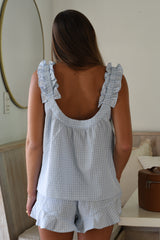 Blueberry Ruffle PJ Bottom