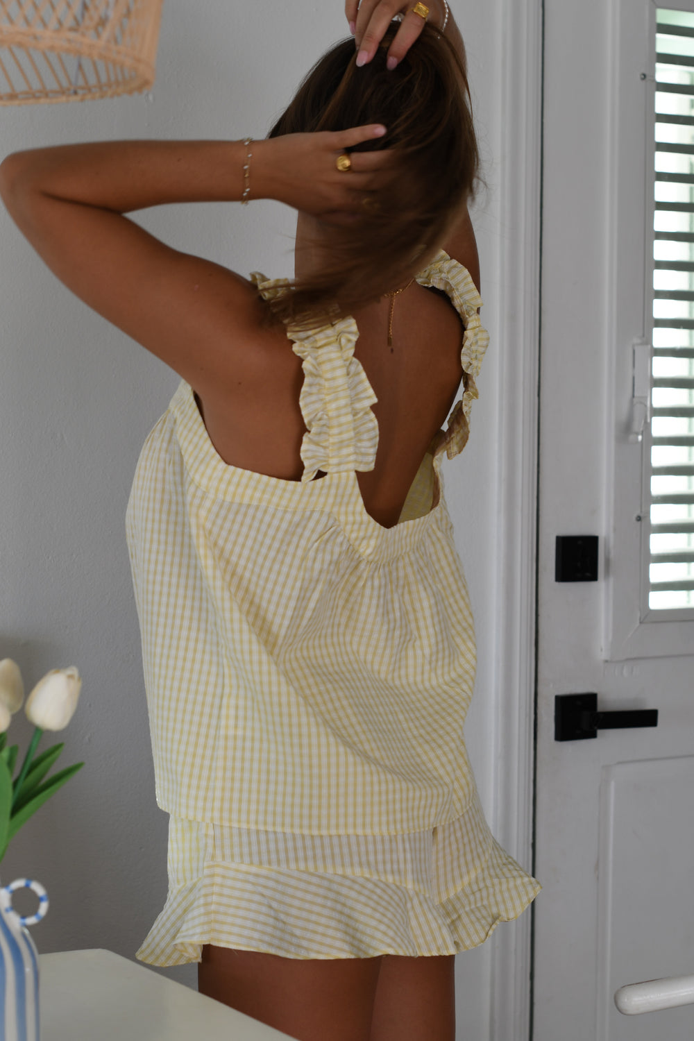 Lemon Ruffle PJ Bottom