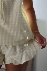Lemon Ruffle PJ Bottom