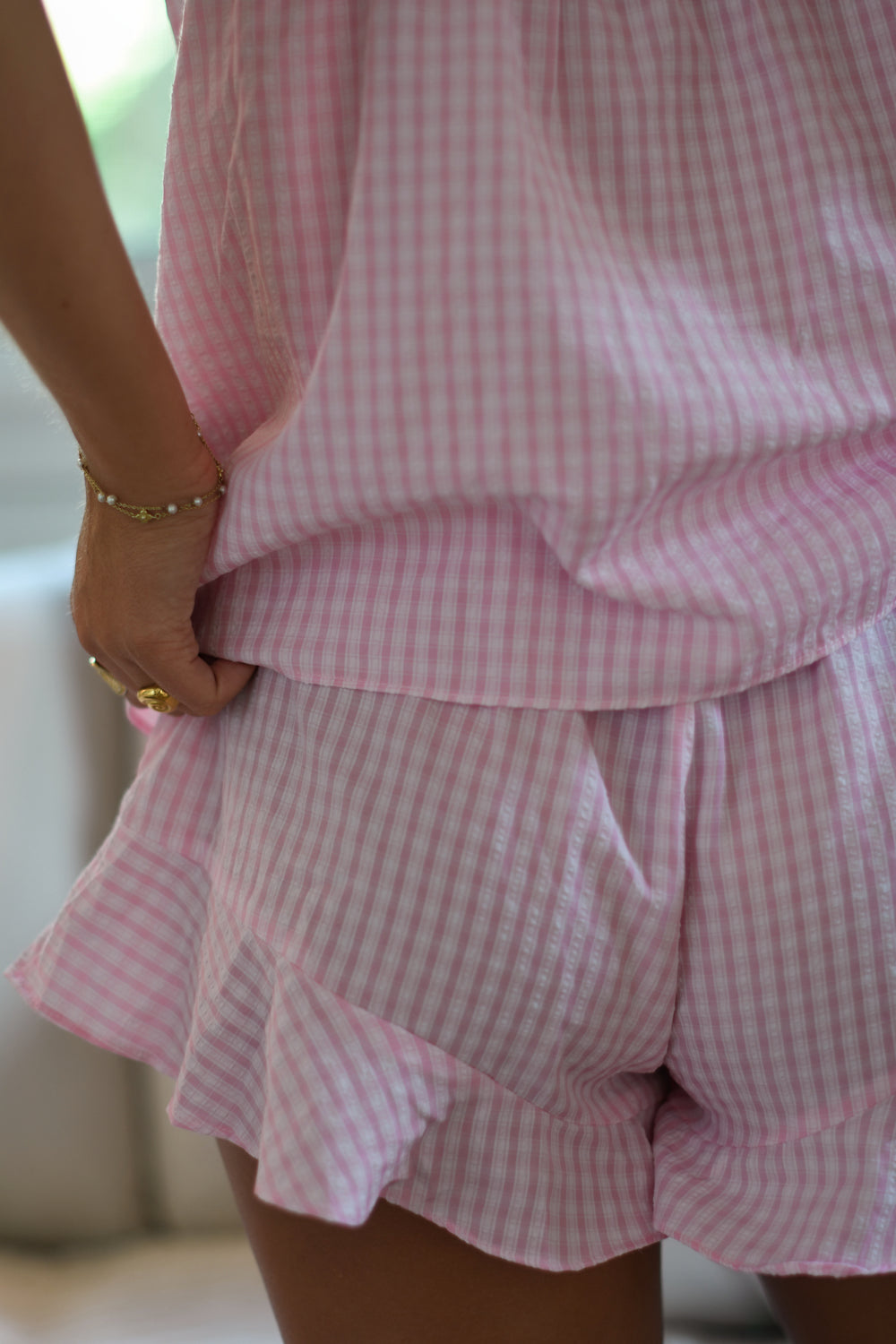 Strawberry Ruffle PJ Bottom