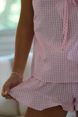Strawberry Ruffle PJ Bottom