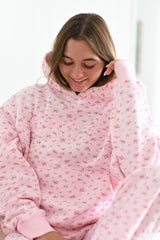Floral Blooms Hoodie - Hydrangea