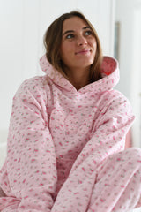 Floral Blooms Hoodie - Hydrangea
