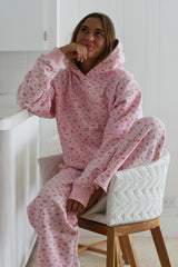 Floral Blooms Hoodie - Hydrangea
