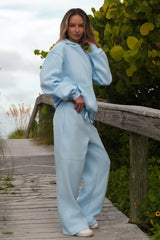 Sky Hibiscus Sweatpants