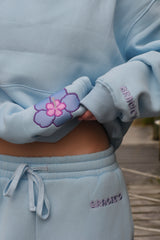 Sky Hibiscus Sweatpants