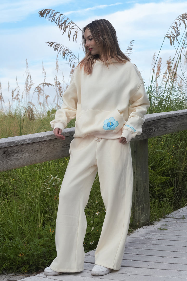 Pastel Hibiscus Sweatpants