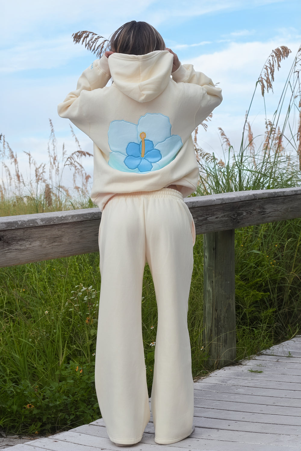 Pastel Hibiscus Sweatpants
