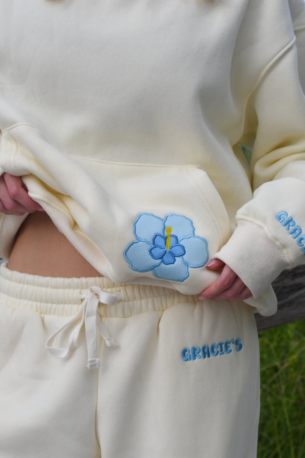 Pastel Hibiscus Sweatpants