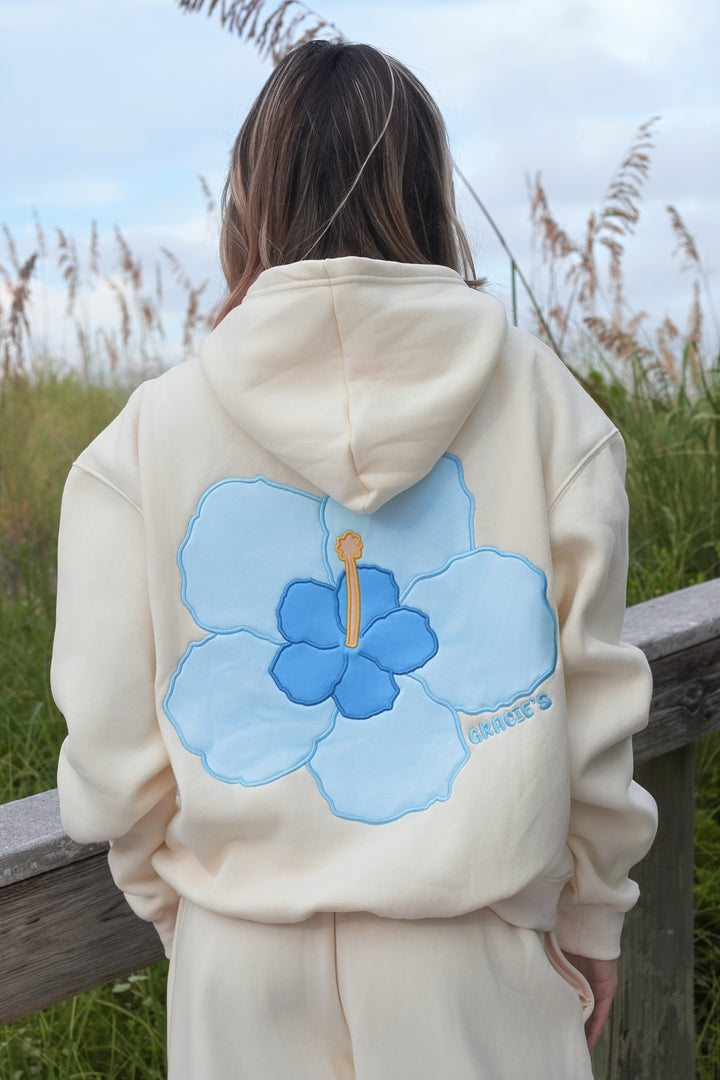 Pastel Hibiscus Hoodie