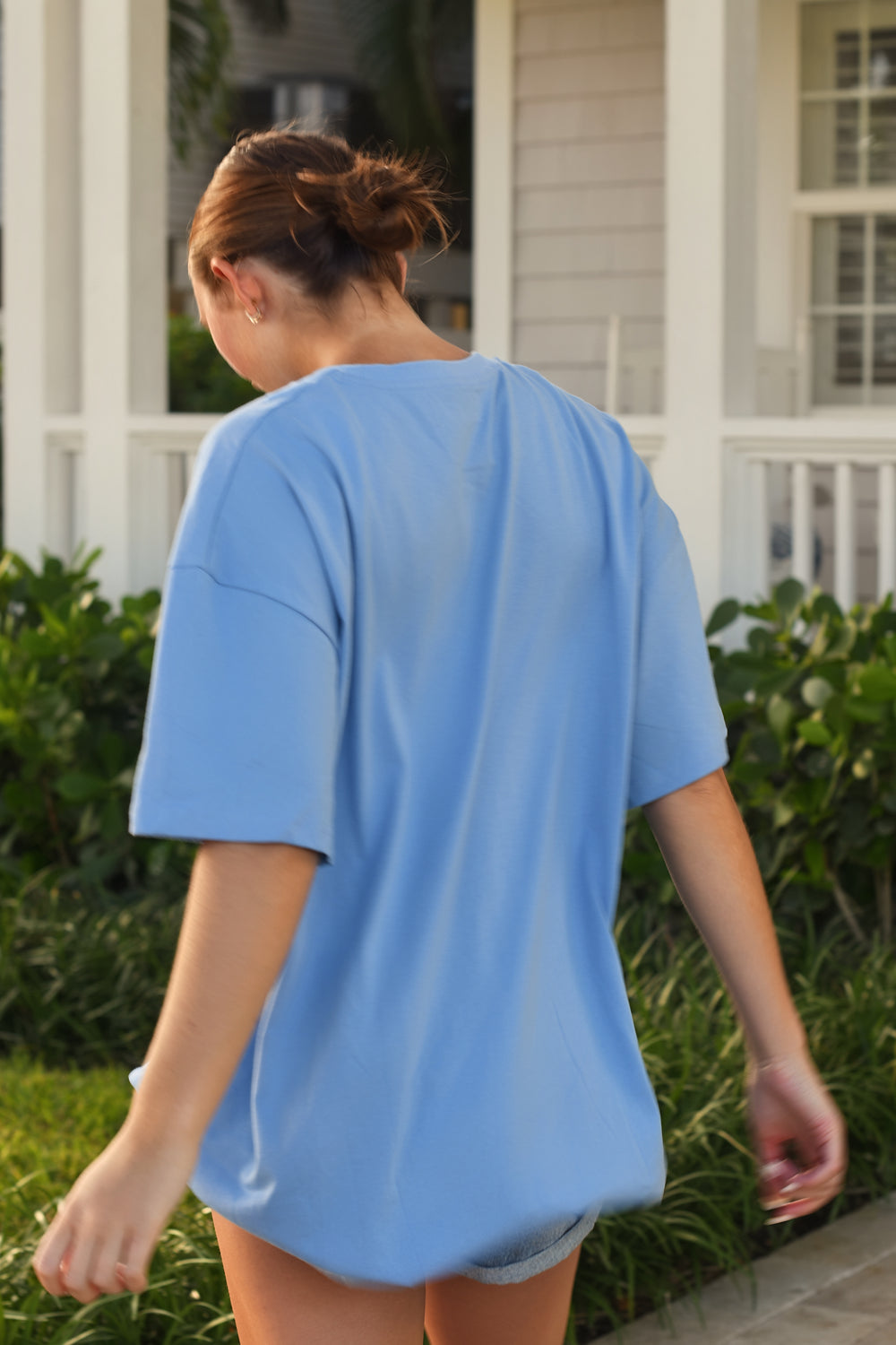 Stingray Oversized Tee - Pacific
