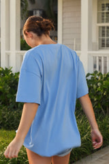 Stingray Oversized Tee - Pacific