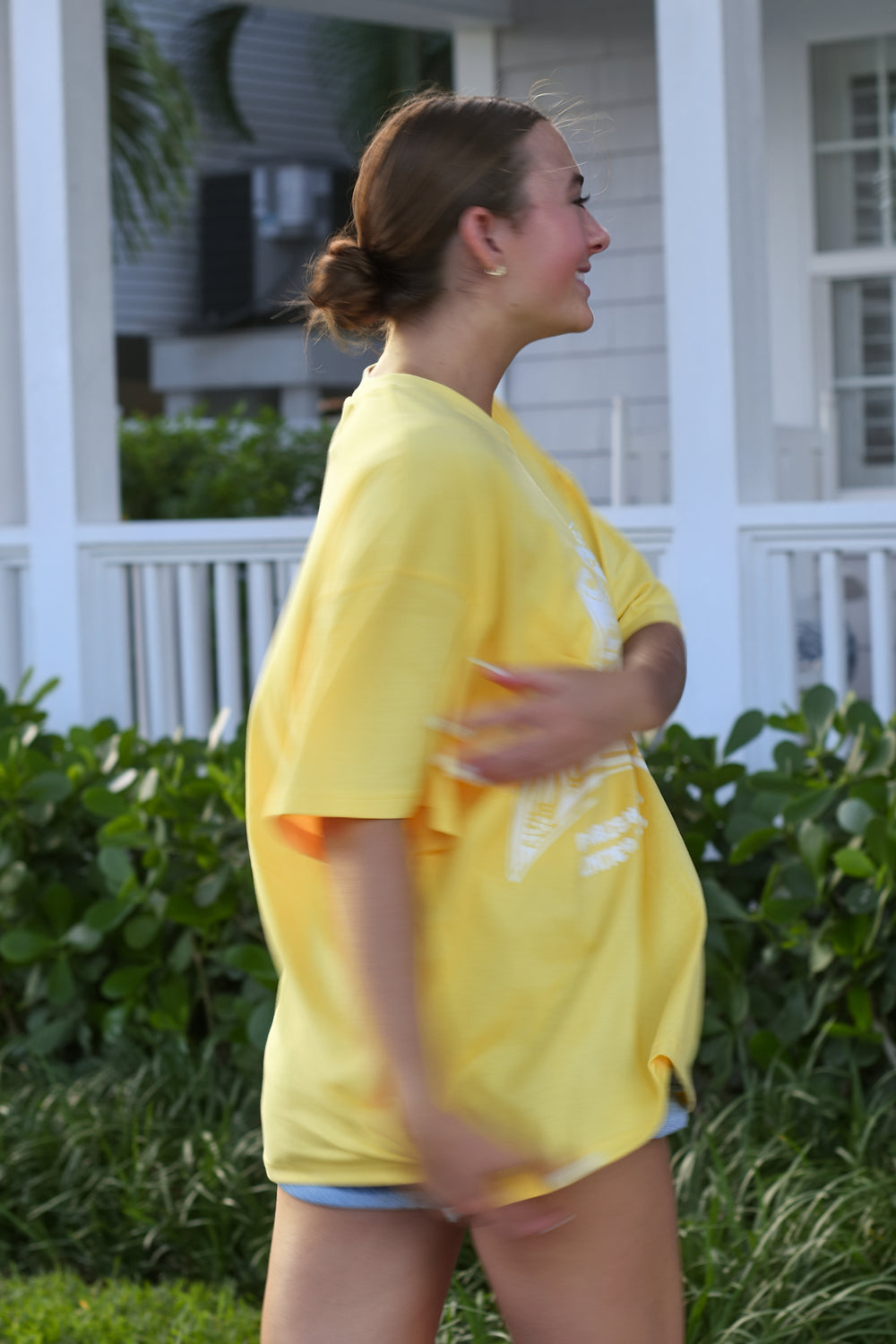 Stingray Oversized Tee - Sunshine