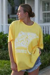 Stingray Oversized Tee - Sunshine