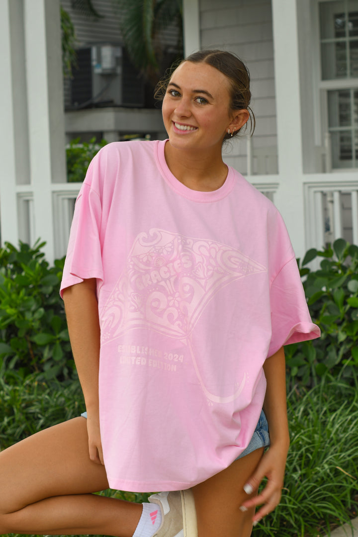 Stingray Oversized Tee - Bloom