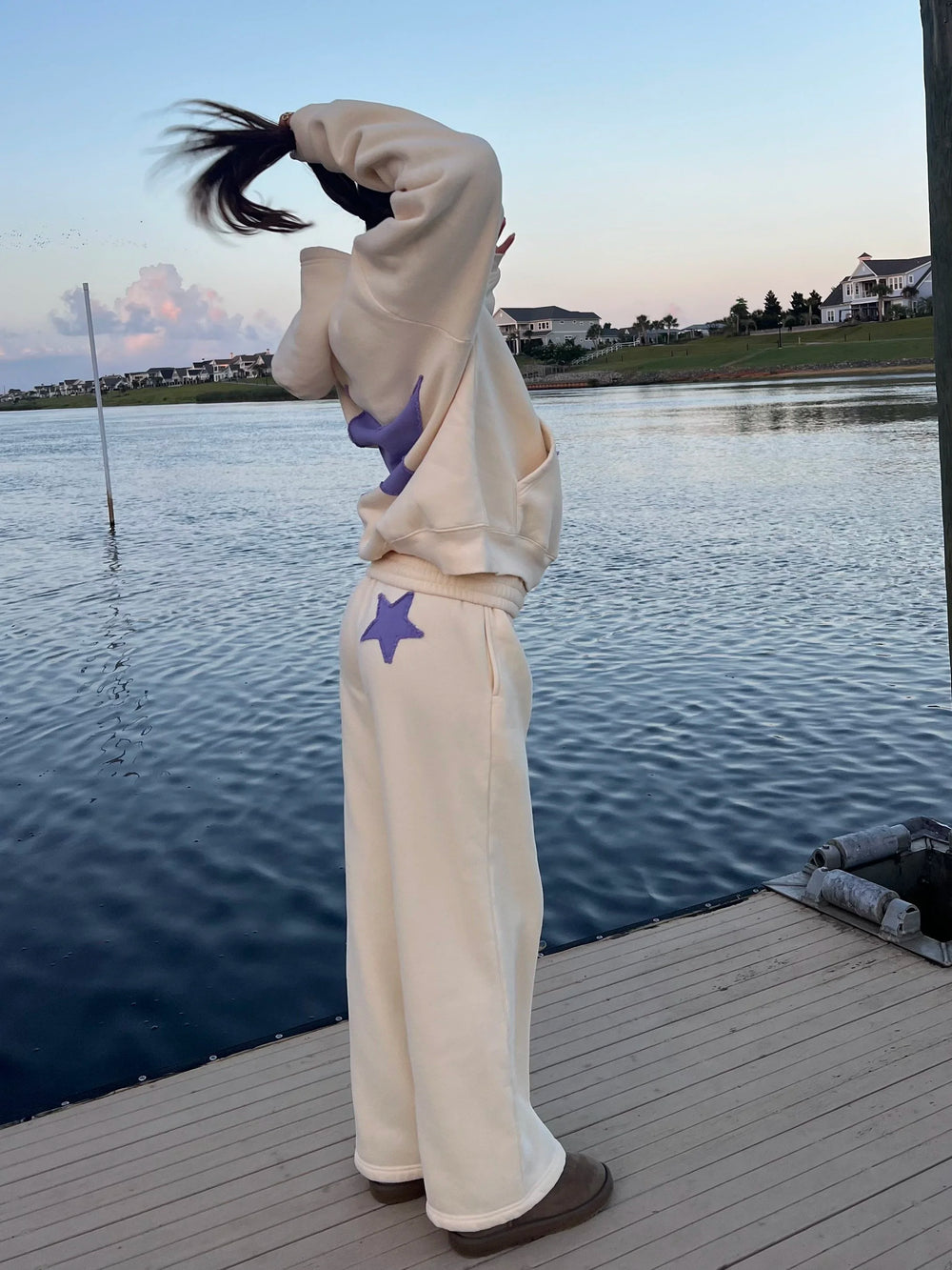 PREORDER Lavender Star Sweatpants