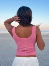 Poppy Pointelle Tank