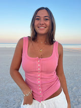 Poppy Pointelle Tank
