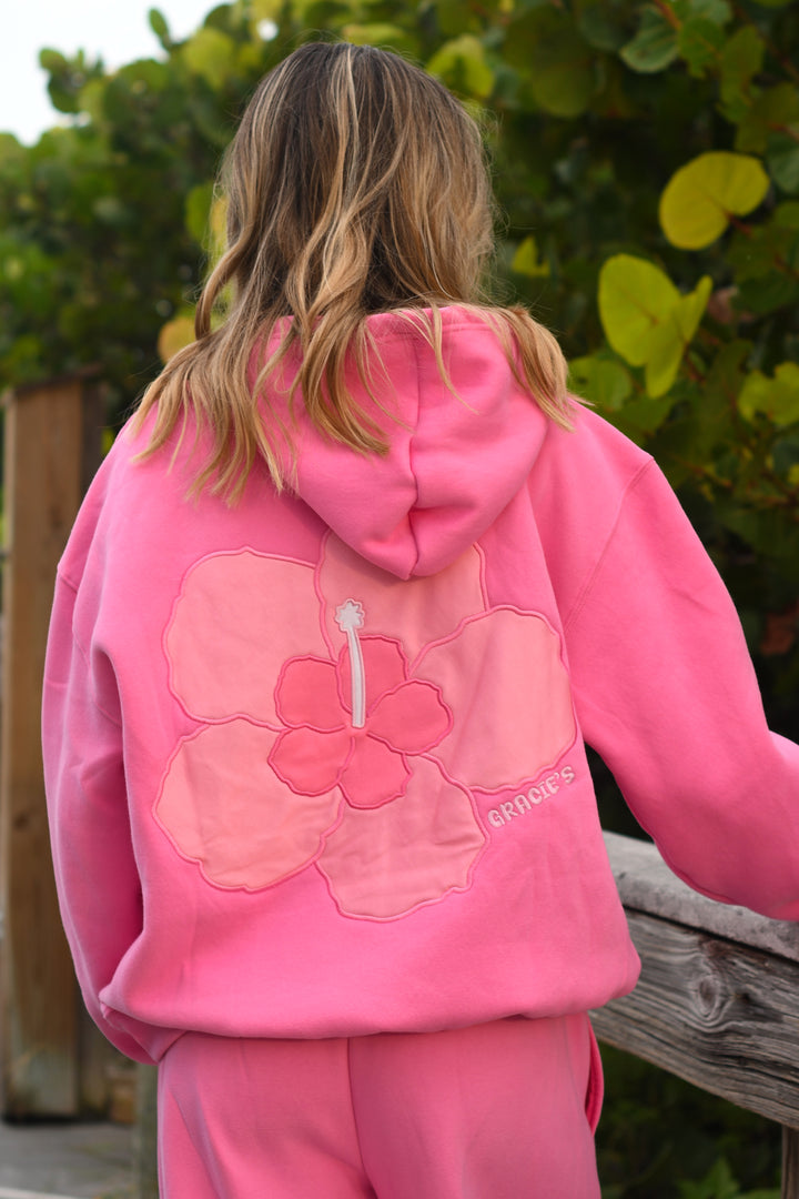 Taffy Hibiscus Hoodie