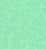 Mint Floral Tie Bikini Bottom